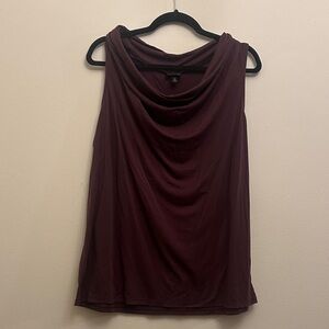 Torrid Deep Burgundy Tank Top Blouse Scoop Neck Size 2 Holiday Fall Winter Vibes